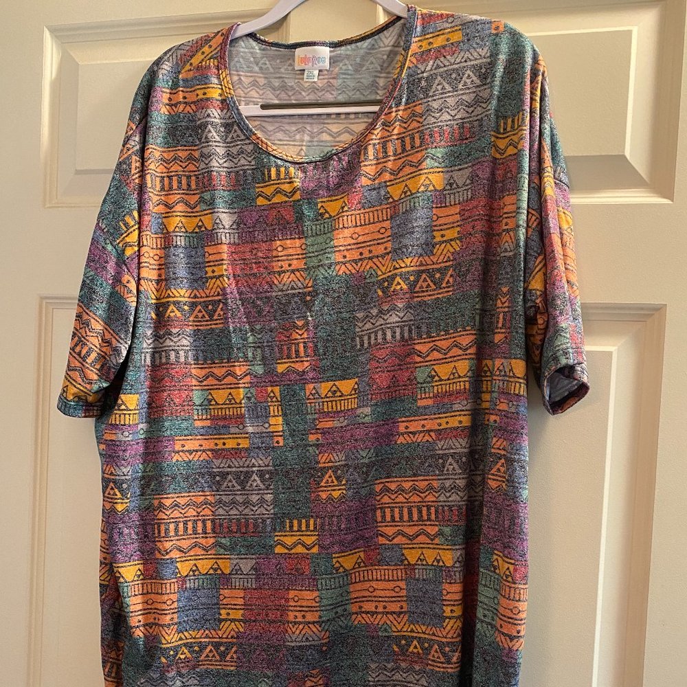LulaRoe Irma High-Low Tunic Top, Size 2XL, NWOT
